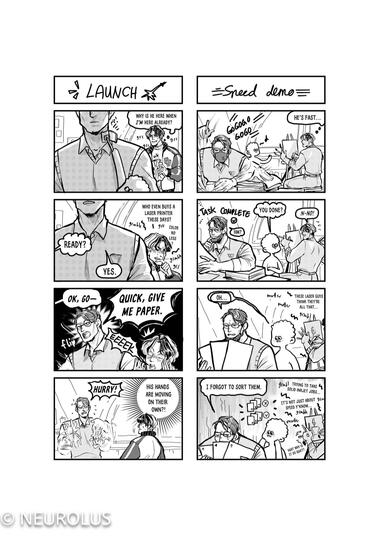 Printer Comix Sample Page 1
