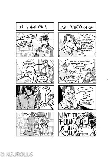 Printer Comix Sample Page 2